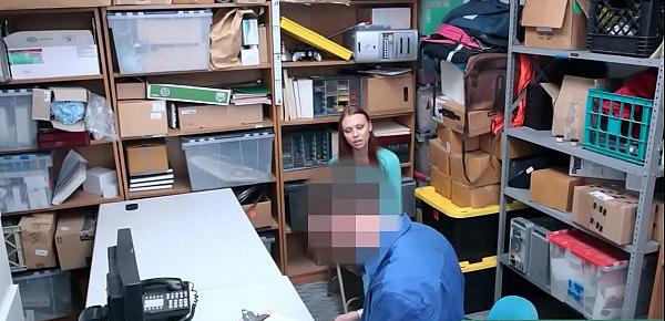  Hottie Redhead are a Thief and Gets Punished - Teenrobbers.com